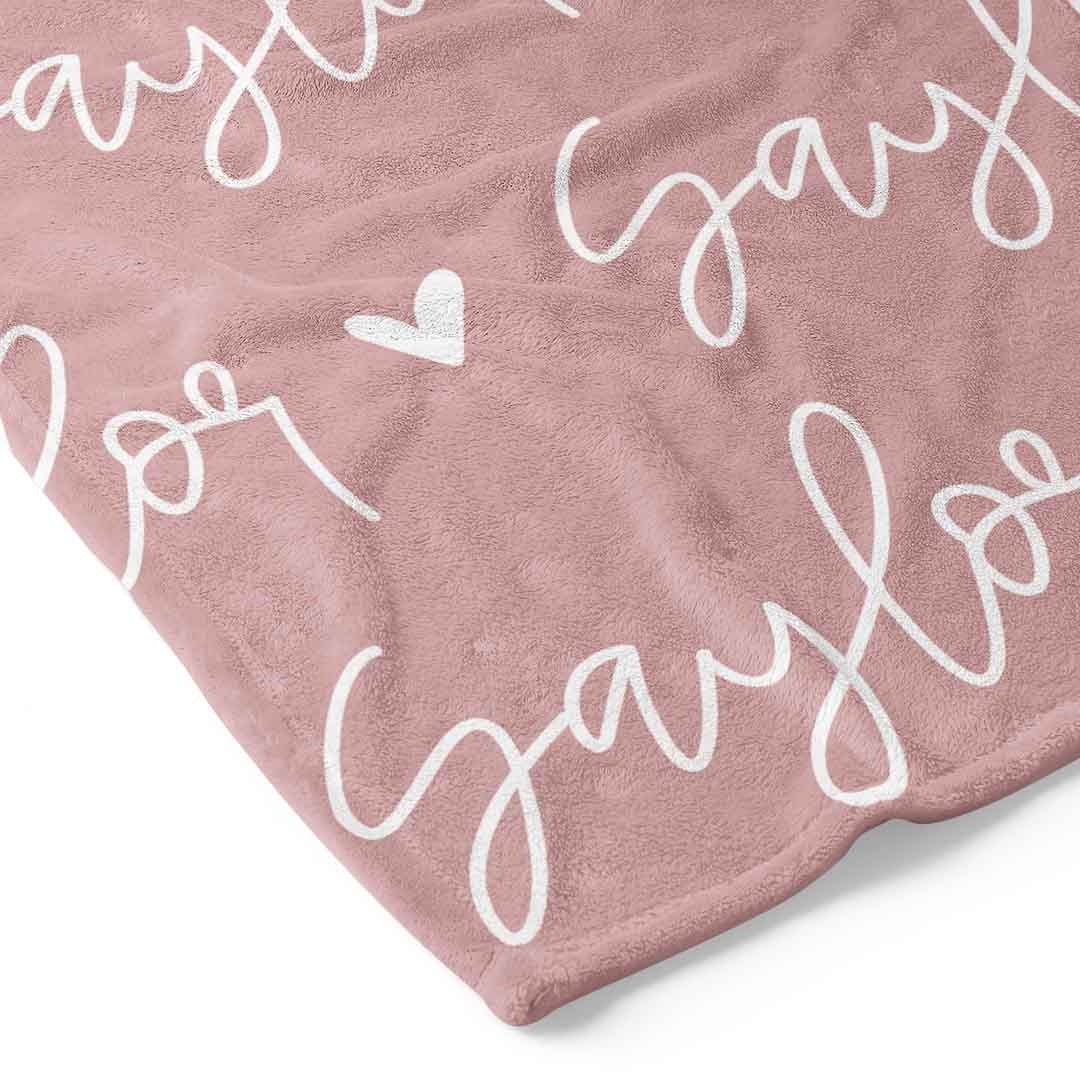 Personalized Name Fleece Blanket for Kids Gift