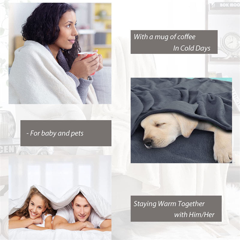 Custom Photo Fleece Throw Blanket For Valentines