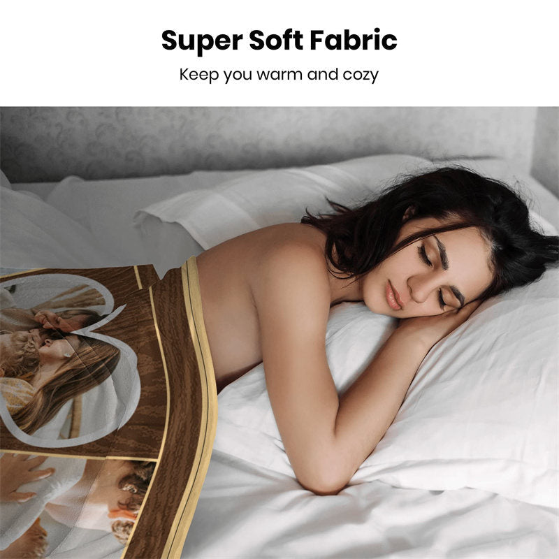 Personalized Gift Photo Throw Blankets For Adult