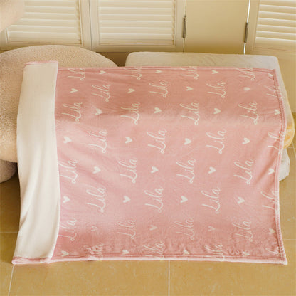 Personalized Name Fleece Blanket for Kids Gift