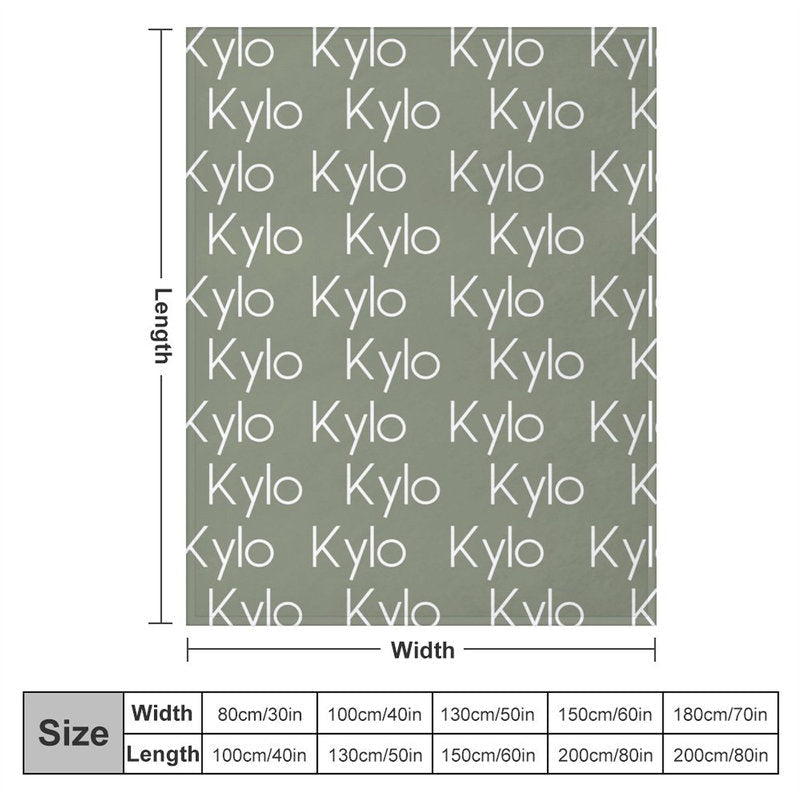 Personalized Name Soft Blanket Gift For Kids Baby