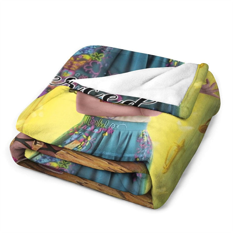 Personalized Photo Minority Girl Arch Door Blanket