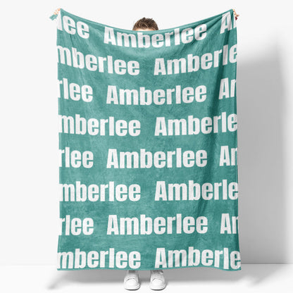 Personalized Super Soft Name Family Blanket