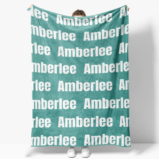 Personalized Super Soft Name Family Blanket