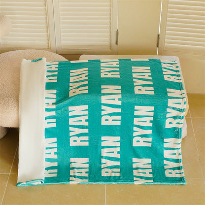 Personalized Super Soft Name Family Blanket