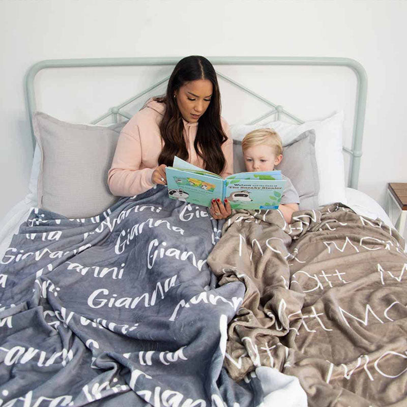 Personalized Super Soft Name Family Blanket