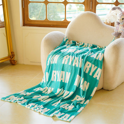 Personalized Super Soft Name Family Blanket