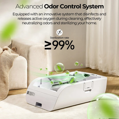 Automatic Self-Cleaning Cat Litter Box with Smart App Control, Dual Safety Sensors, and Odorless